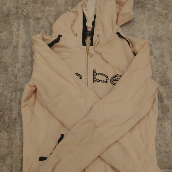 Vintage Bebe zip-up hoodie size Small - Picture 9 of 10